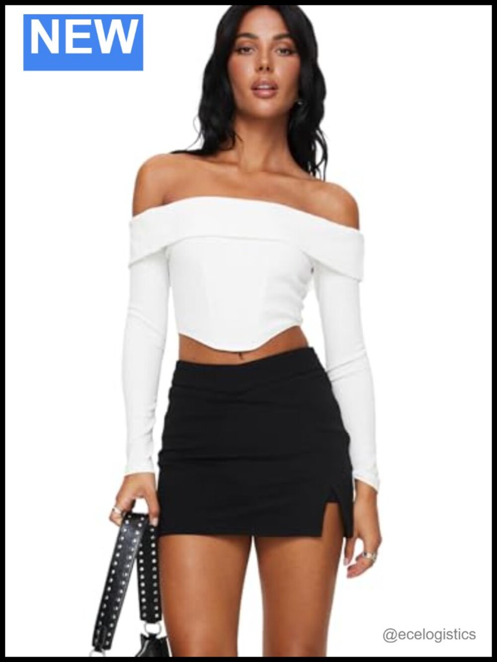 High Waisted Skort with Built-in Shorts Stretch Casual